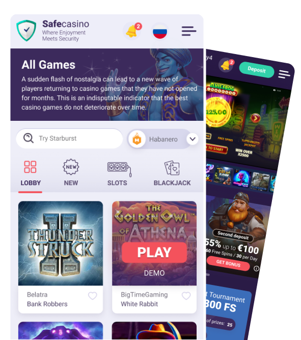 Safecasino Virtuelle Casinospiele